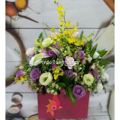 GIỎ HOA TƯƠI G46