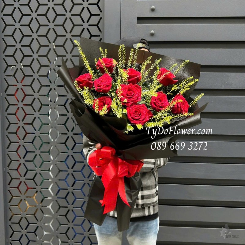 B0226089 BÓ HOA HỒNG ĐỎ ECUADOR ROSE